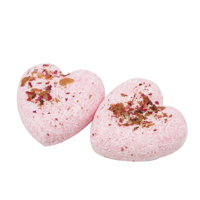 2020 natural rose extract handmade heart shape shampoo soap bar