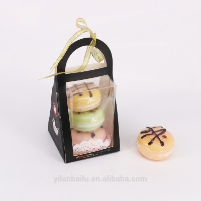 natural macaron handmade soap bath and body gift set