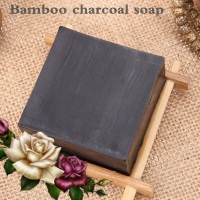 Private label bamboo charcoal handmade soap