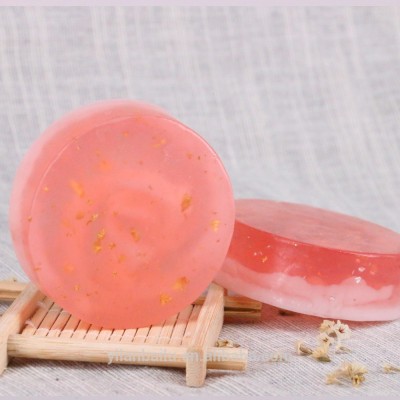 Gold collagen beauty transparent handmade soap