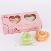 Delicious heart shaped Macaron Soap (apple)